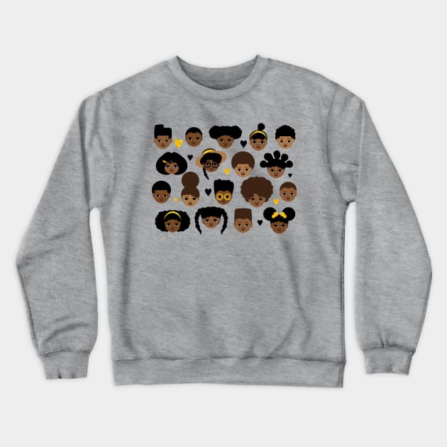 Girls and Boys Crewneck Sweatshirt by tabithabianca